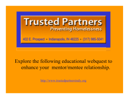 Trusted Partners Webquest