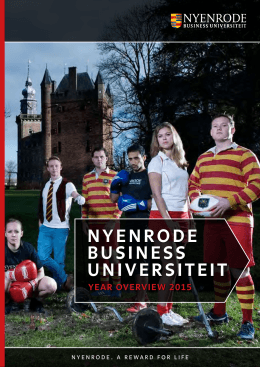 Year Overview - Nyenrode Business Universiteit
