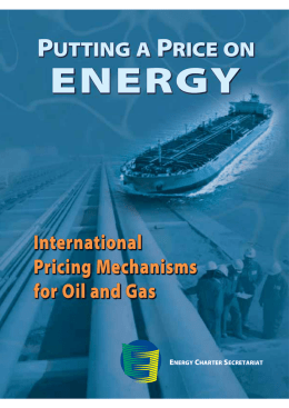 International Pricing Mechanisms for Oil and Gas
