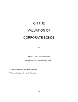 E:\Ninu\eltonWebSite\valuation of corporate bonds.wpd