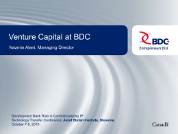 Venture Capital at BDC