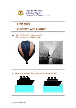 buoyancy Archimedes`Principle
