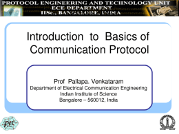 Introduction to Basics of Communication Protocol