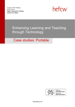 Each institution`s most portable case study