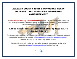 alabama county joint bid program heavy equipment
