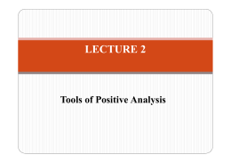 Lecture 02, Positive analysis