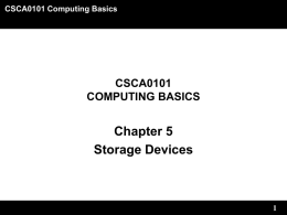 Chapter 5 Storage Devices