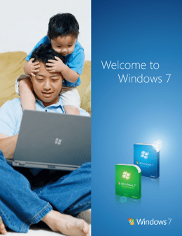 Welcome to Windows 7