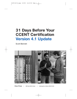 31 Days Before Your CCENT Certification Version 4.1