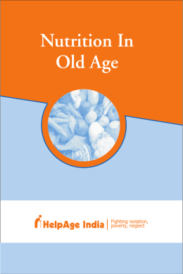 nutrition in old age - Helpageindiaprogramme.org