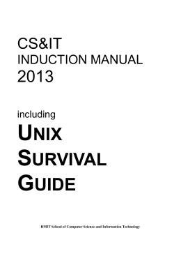 unix survival guide