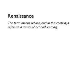 Italy birthplace of the renaissance assessment.key