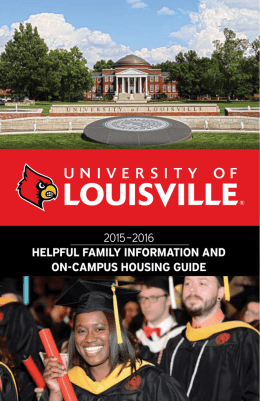 University of Louisville 2015-2016 Helpful Family