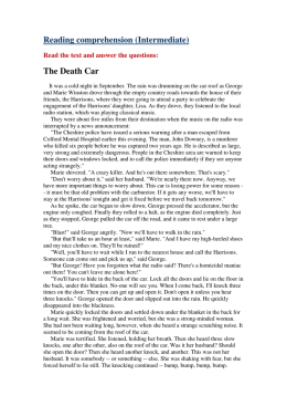 Reading comprehension (Intermediate) The Death Car