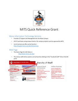 MITS Quick Reference Grant