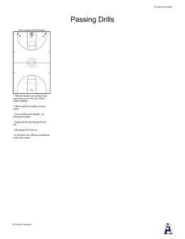 St. Andrew`s Drill Book - Coach Jackson`s Pages Basketball
