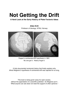 Not Getting the Drift - Personal webpages at NTNU