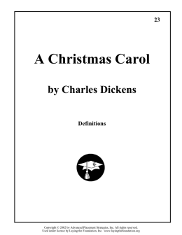 A Christmas Carol - christmascarolindoha