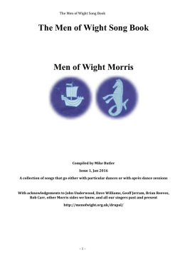 The Men of Wight Song Book issue 1