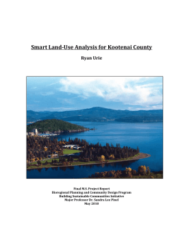 Smart Land-Use Analysis for Kootenai County