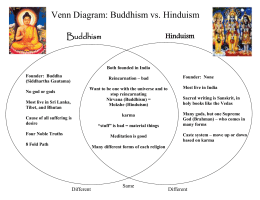 Venn Diagram: Buddhism vs. Hinduism - mr. cioffi
