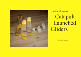 Catapult Launched Gliders