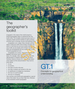 geographer`s toolkit - Oxford University Press
