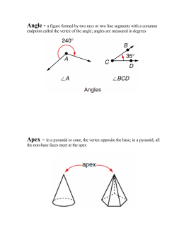 Acute Angle - An angle that measures less than 90