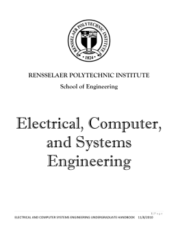 Electrical, Computer, and Systems Engineering