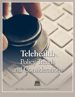 Telehealth policy trends and considerations