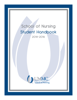 Student Handbook - University of Mississippi Medical Center