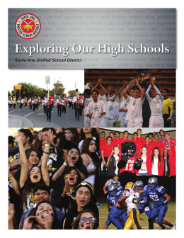 Exploring Our High Schools - Santa Ana Unified School District
