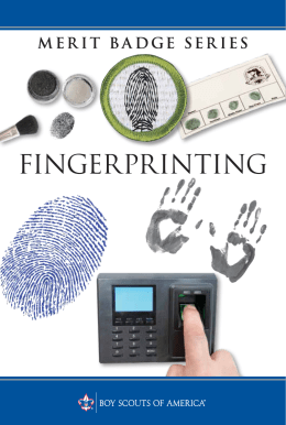 Fingerprinting - Boy Scouts of America