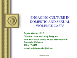 engaging culture in domestic and sexual violence cases