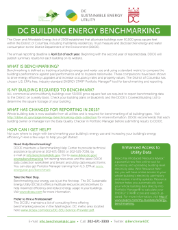 DC Building Energy Benchmarking Flyer