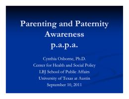 Parenting and Paternity Awareness p.a.p.a.