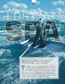 Lost at Sea: five ways advanced analytics is