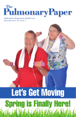 Let`s Get Moving - Pulmonary Paper