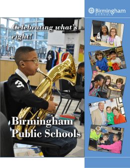 Celebrating What`s Right - Birmingham Public Schools