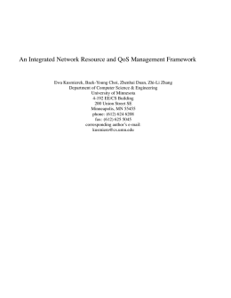 An Integrated Network Resource and QoS Management