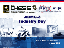 ADMC-3 Industry Day - The Coalition for Government Procurement