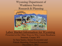 PDF Version  - Wyoming Department of Workforce Services