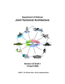 Joint Technical Architecture