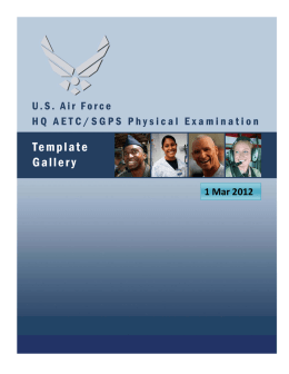 AETC Templates - Alliance of Air National Guard Flight Surgeons