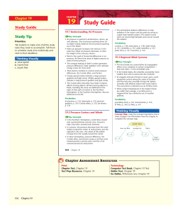 19 Study Guide
