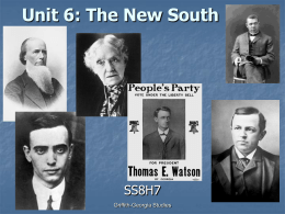 The New South - Jefferson County BOE