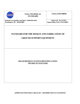 NASA-STD-5005D - NASA Technical Standards System (NTSS)