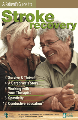 A Patient`s Guide to Stroke Recovery