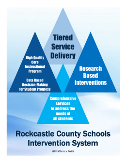 RCIS Plan - Rockcastle County Schools