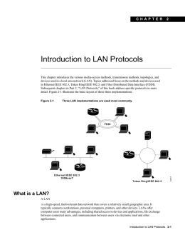 Introduction to LAN Protocols